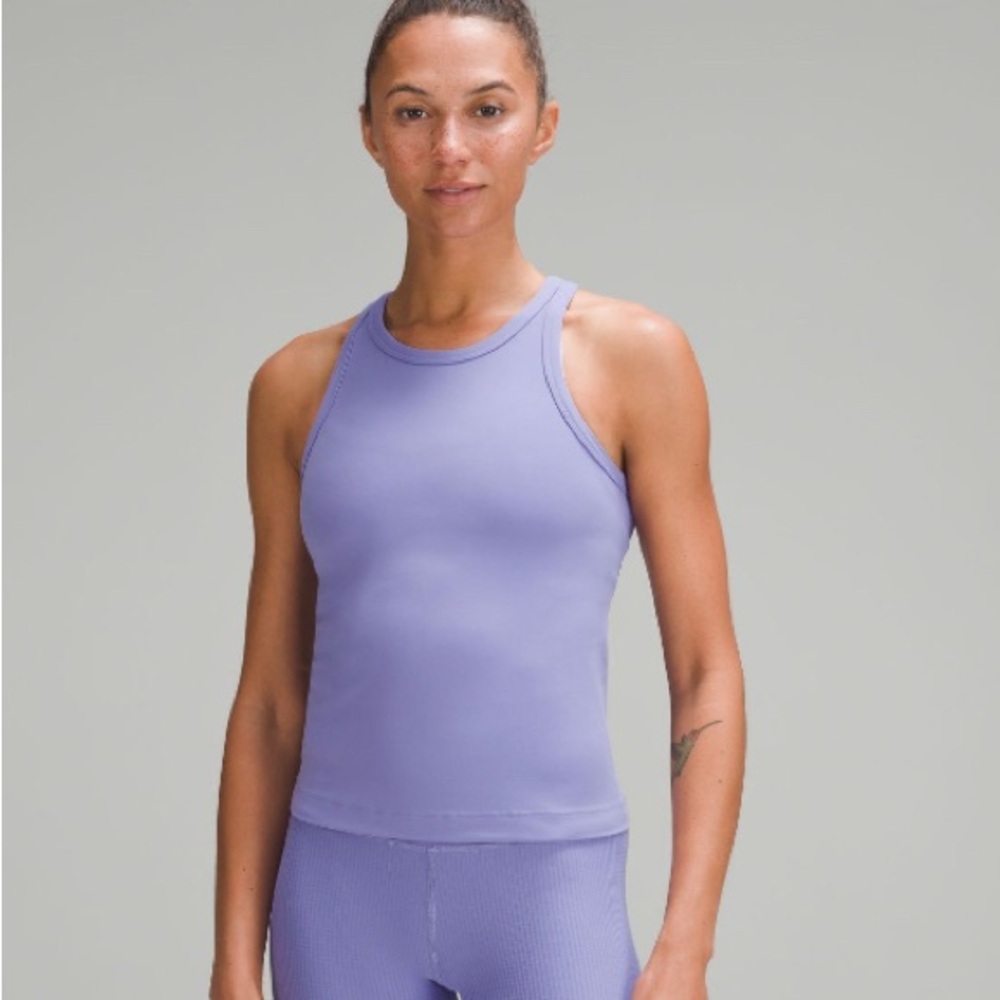 Lululemon Align Purple Waist-Length Racerback Tank Top